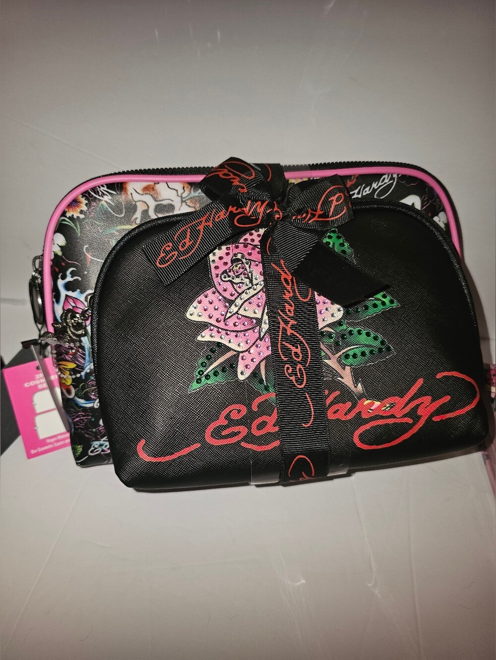NWT & NIB ED HARDY 47 Piece Women's Makeup & Grooming Set!